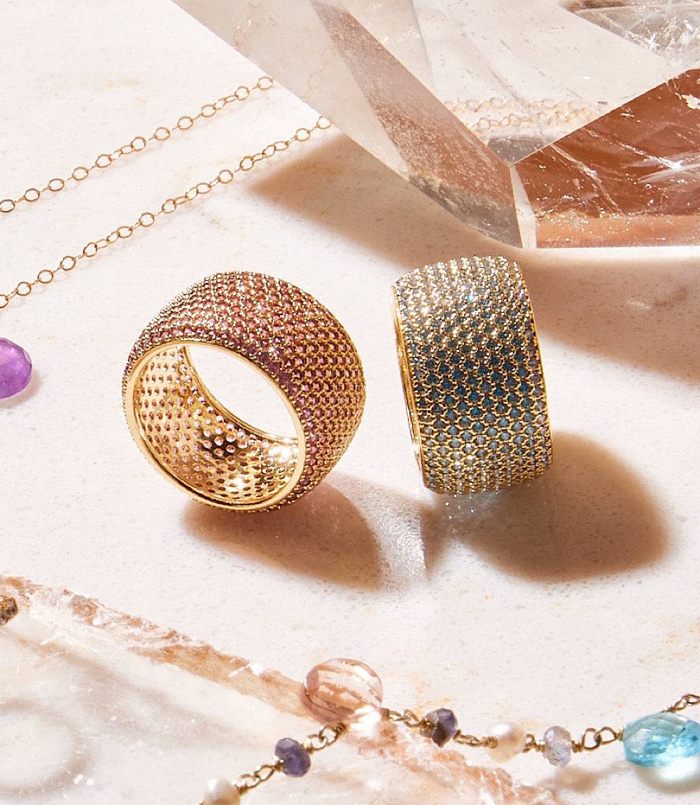 Colorful Crystal Ring