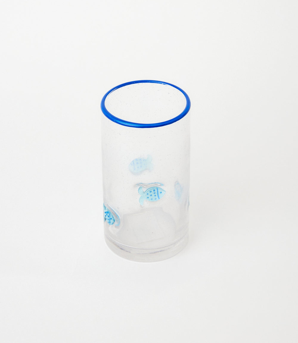 Fish Bubble Drinking Glass