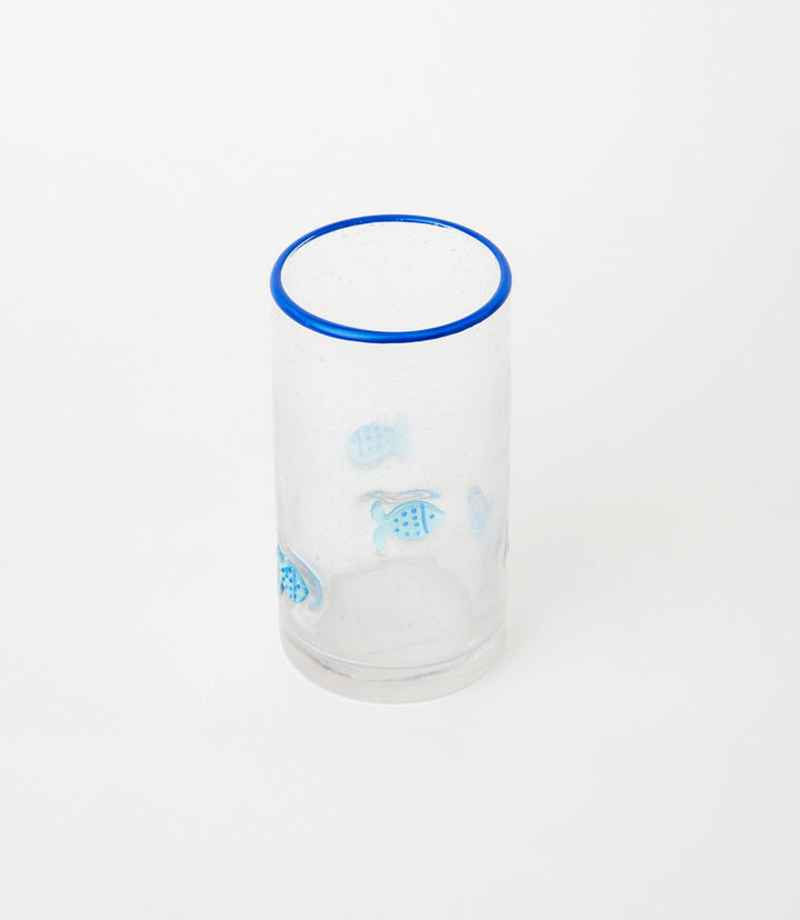 Fish Bubble Drinking Glass