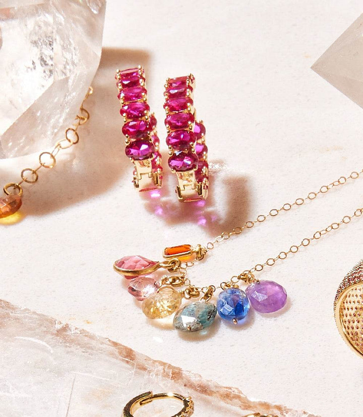 Colorful Gemstone Necklace