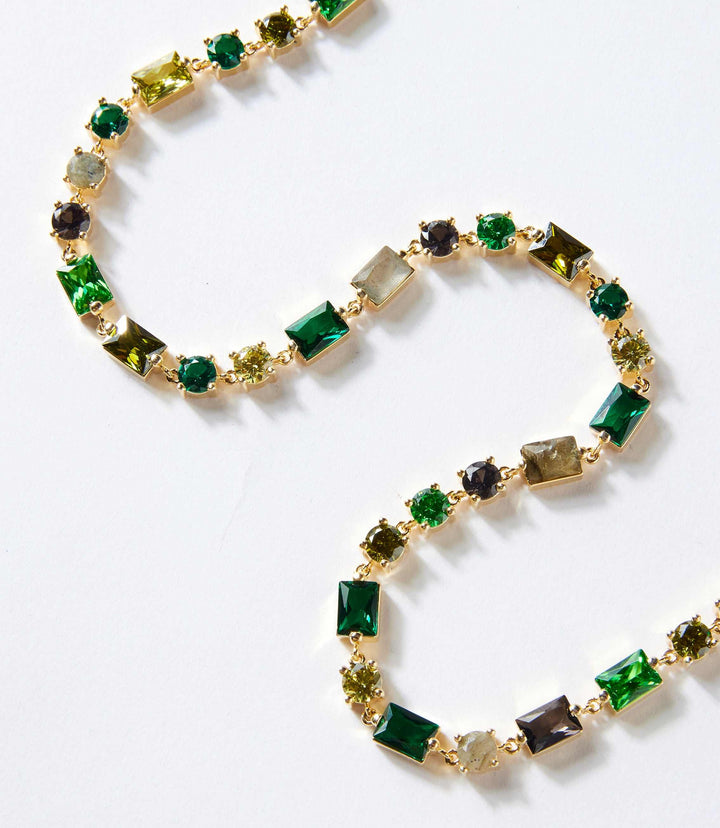 Emerald City Crystal Necklace