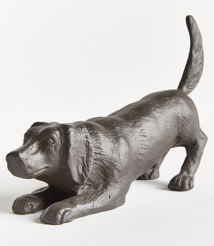 Playful Dog Sculpture
