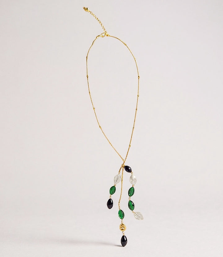 Dangling Gemstone Necklace