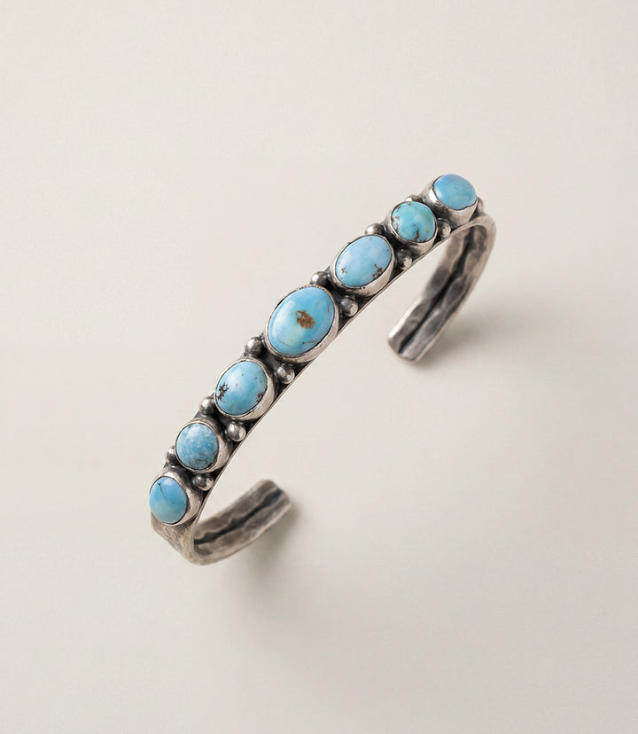 Golden Hill Multi-Stone Turquoise Cuff Bracelet