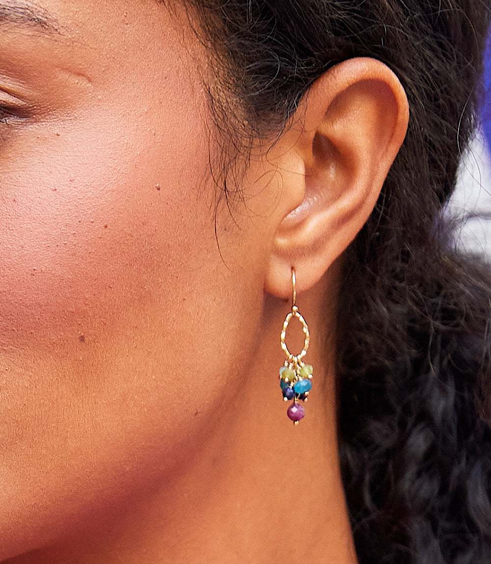 Aurora Cluster Earrings