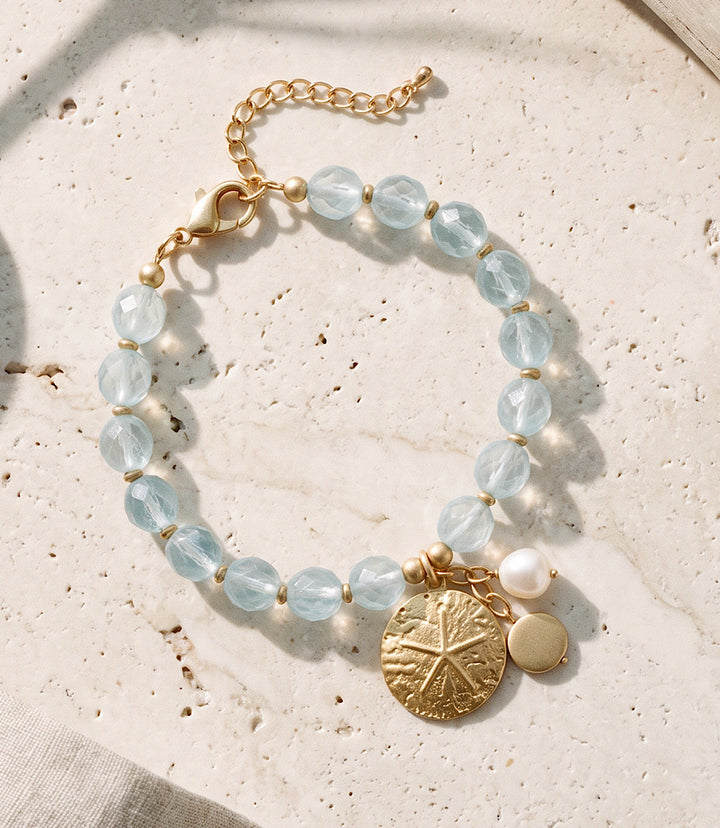 Sand Dollar Charm Bracelet