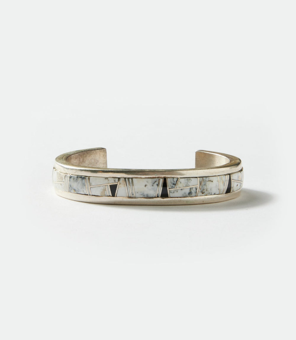 White Buffalo Inlay Bracelet