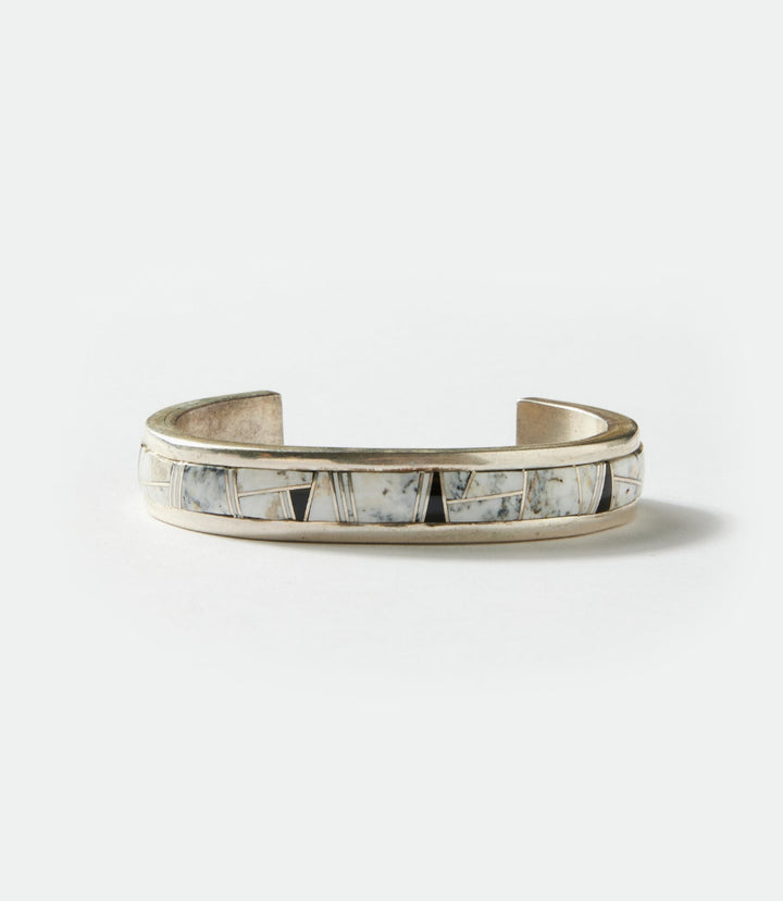 White Buffalo Inlay Bracelet