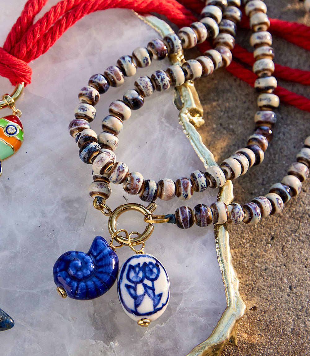 Long Wrap Toggle Necklace