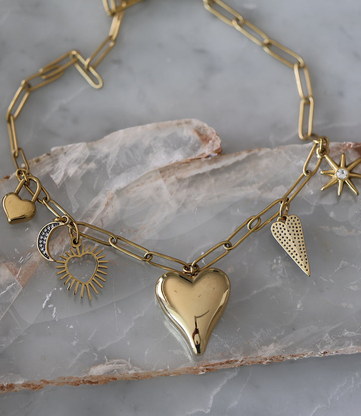 To The Moon And Back Charm Necklace