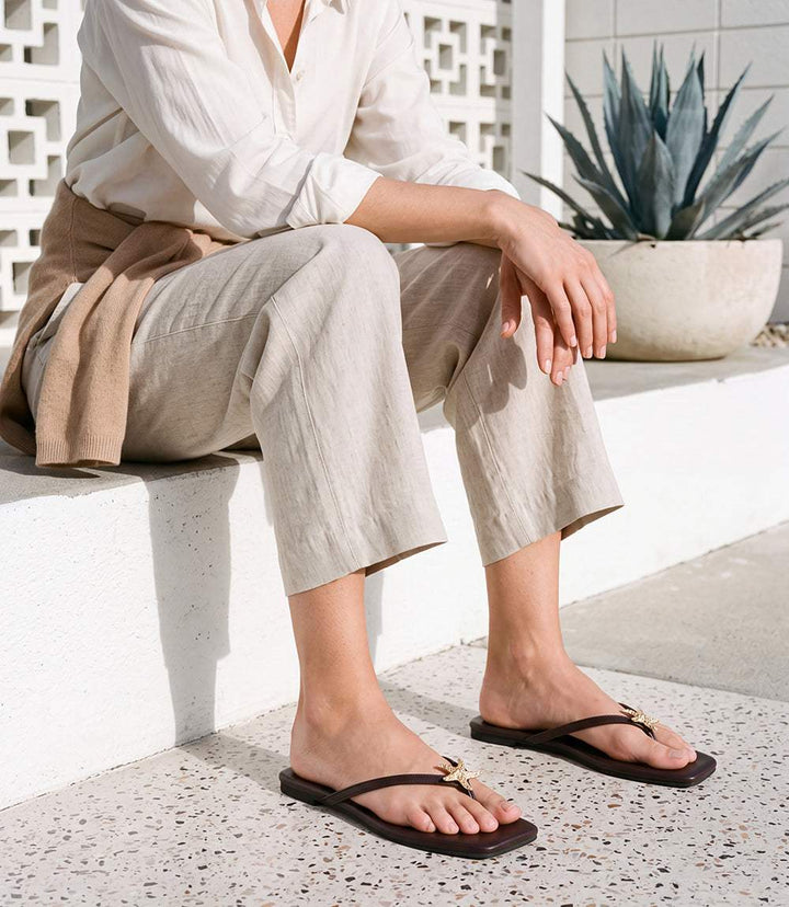 Billini Talise Embellished Thong Sandals