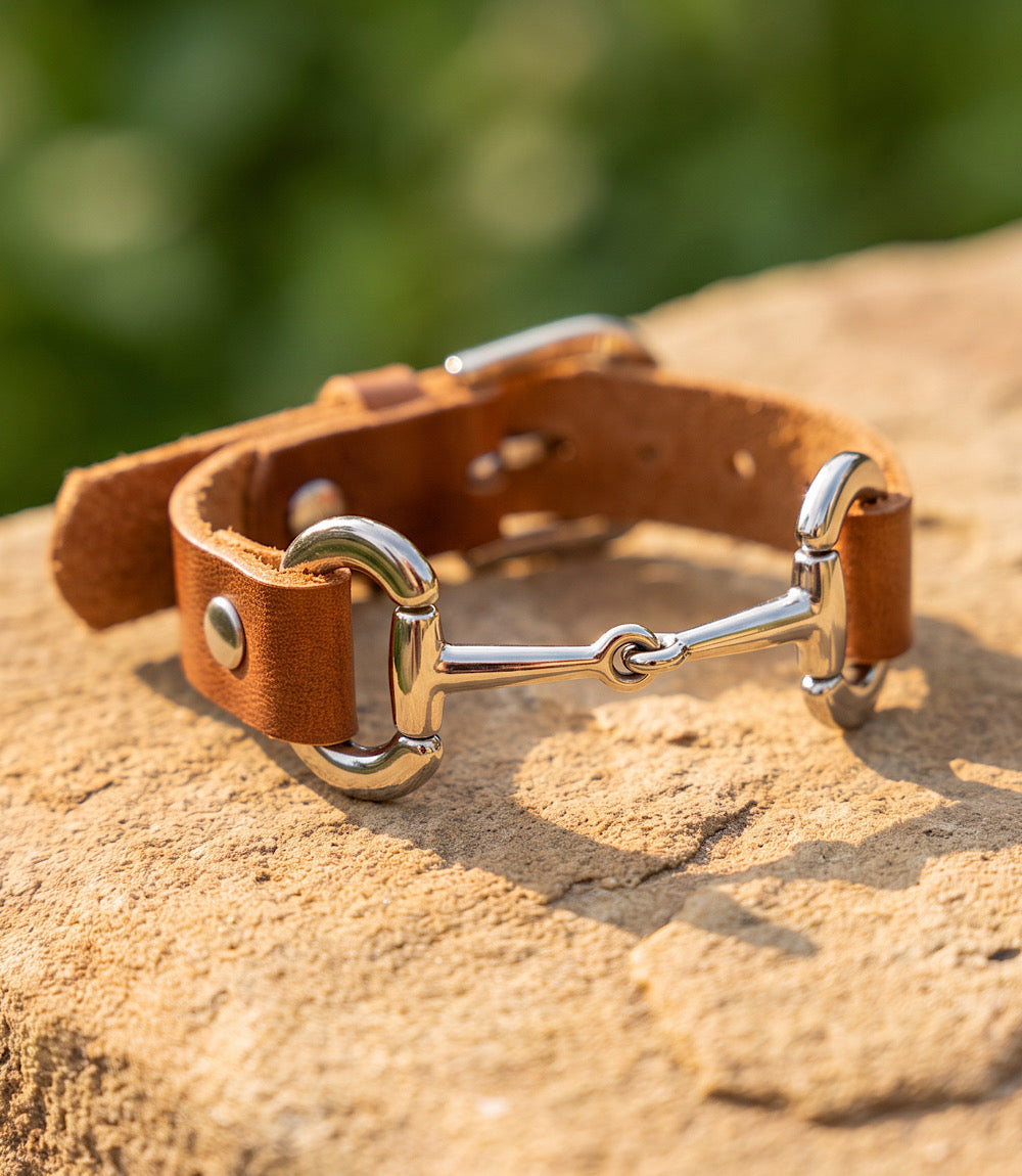 Leather Link Bracelet