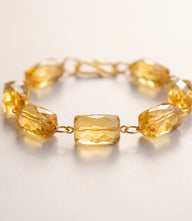 Citrine Link Bracelet