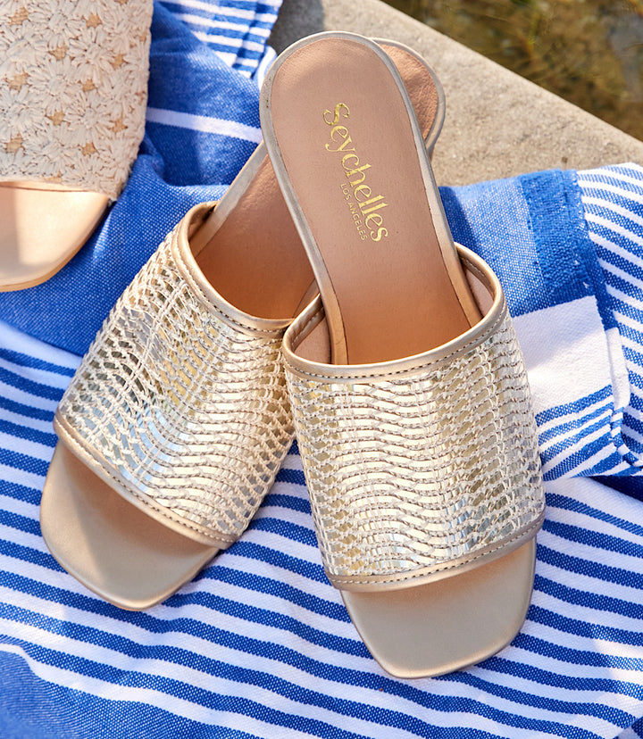 Seychelles Pepper 2 Woven Mid Heel Sandals