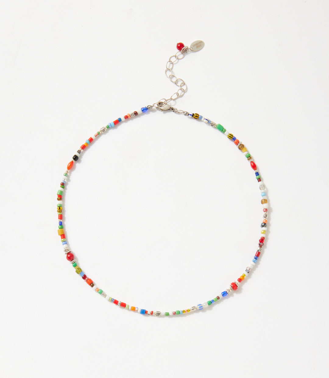 African Trade Beads Necklace