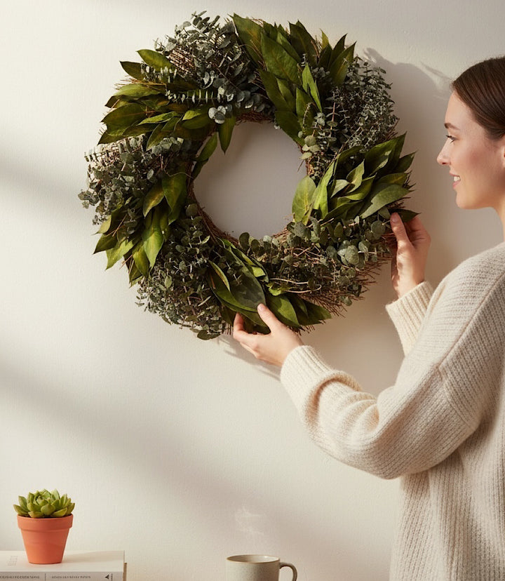 Cottage Greenery Wreath
