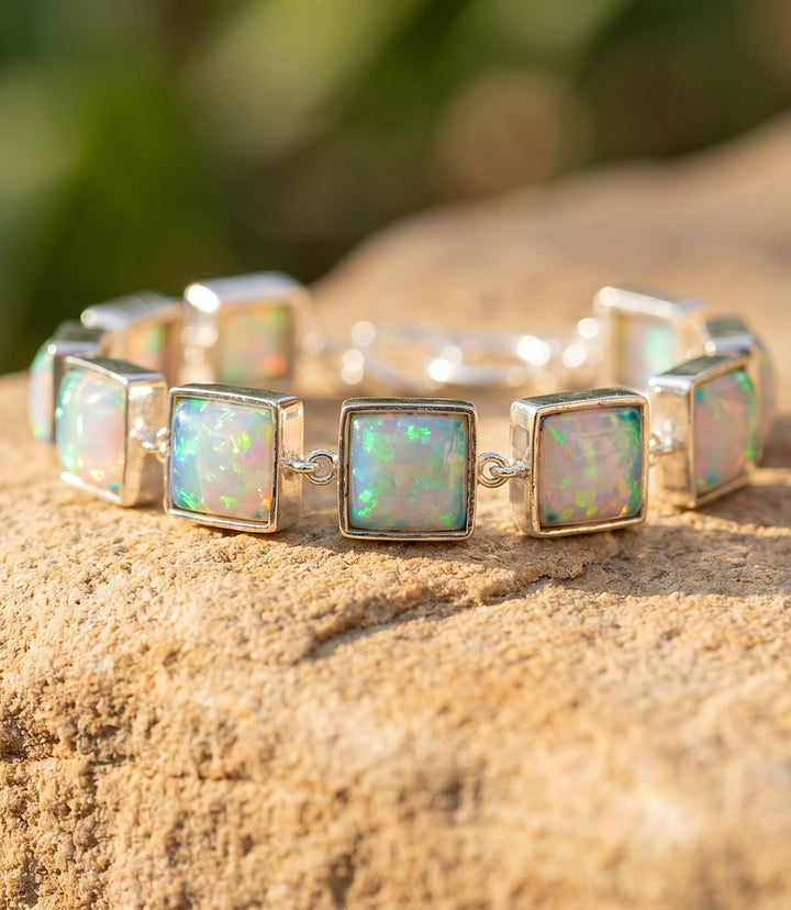 Opal Link Bracelet