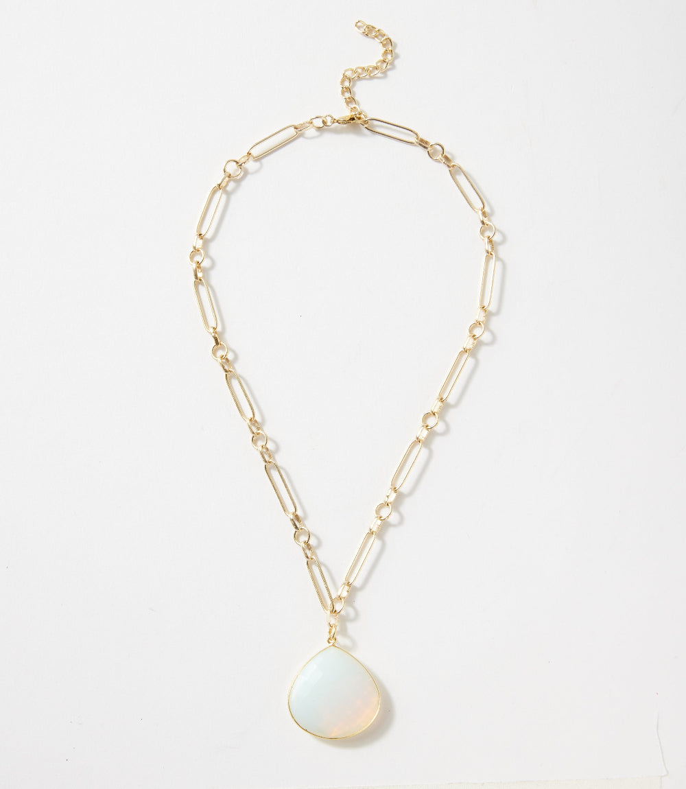 Moonstone Pendant Necklace