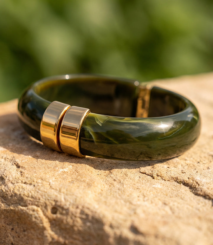 Lucite Bangle Bracelet