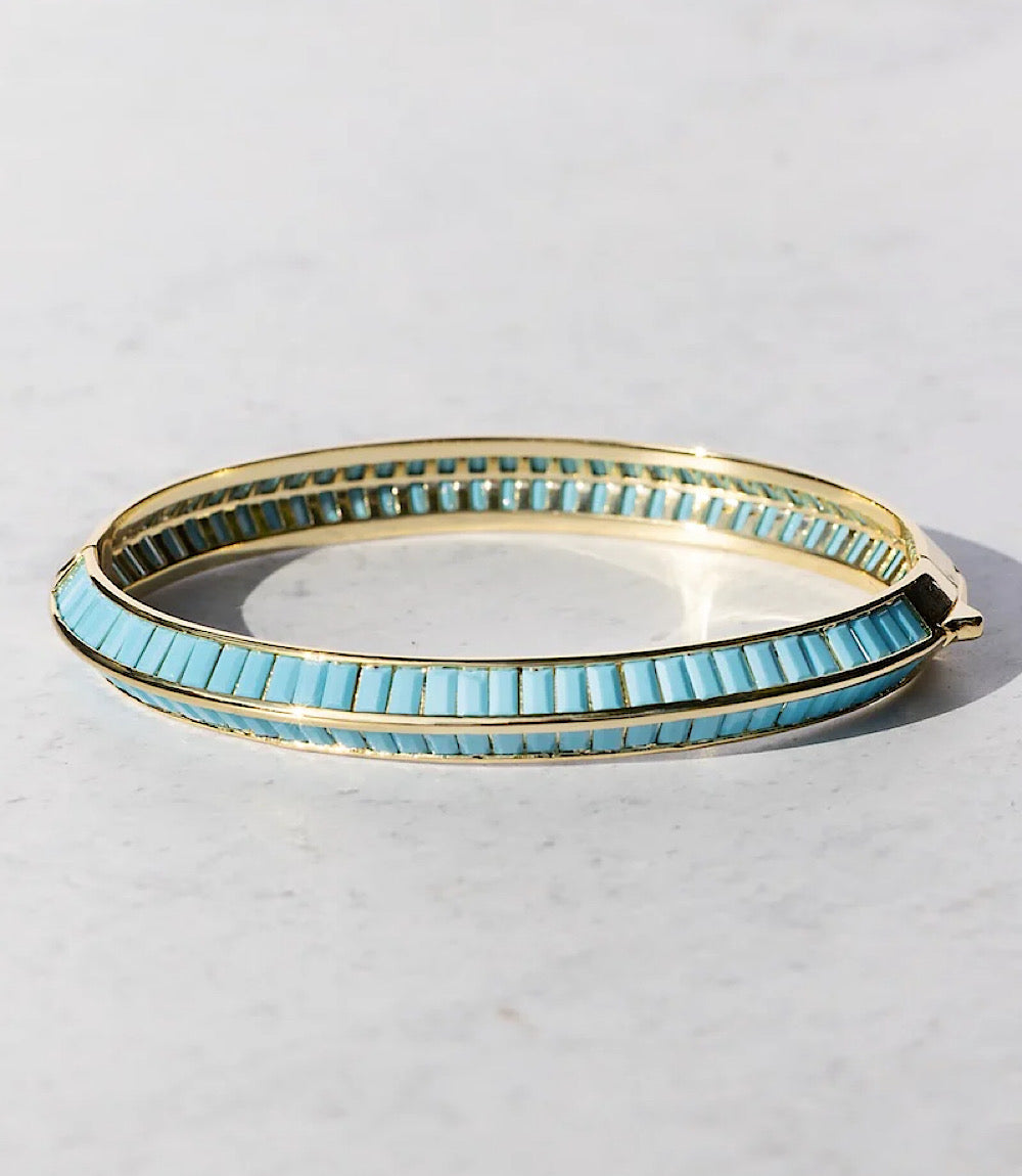 Turquoise Beaded Bangle