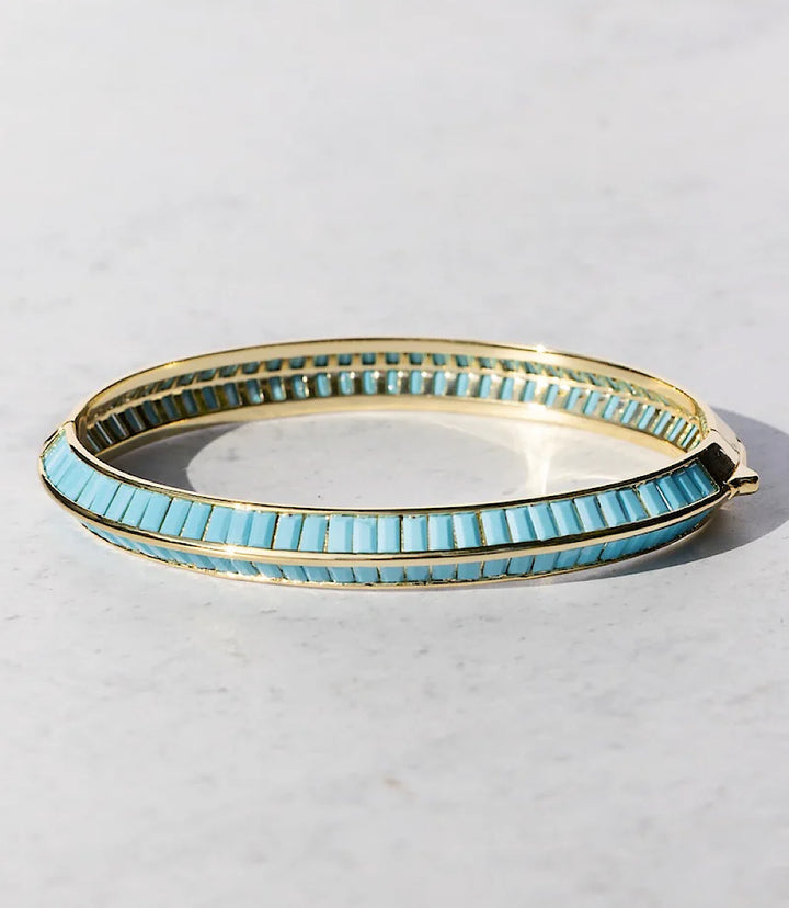 Turquoise Beaded Bangle