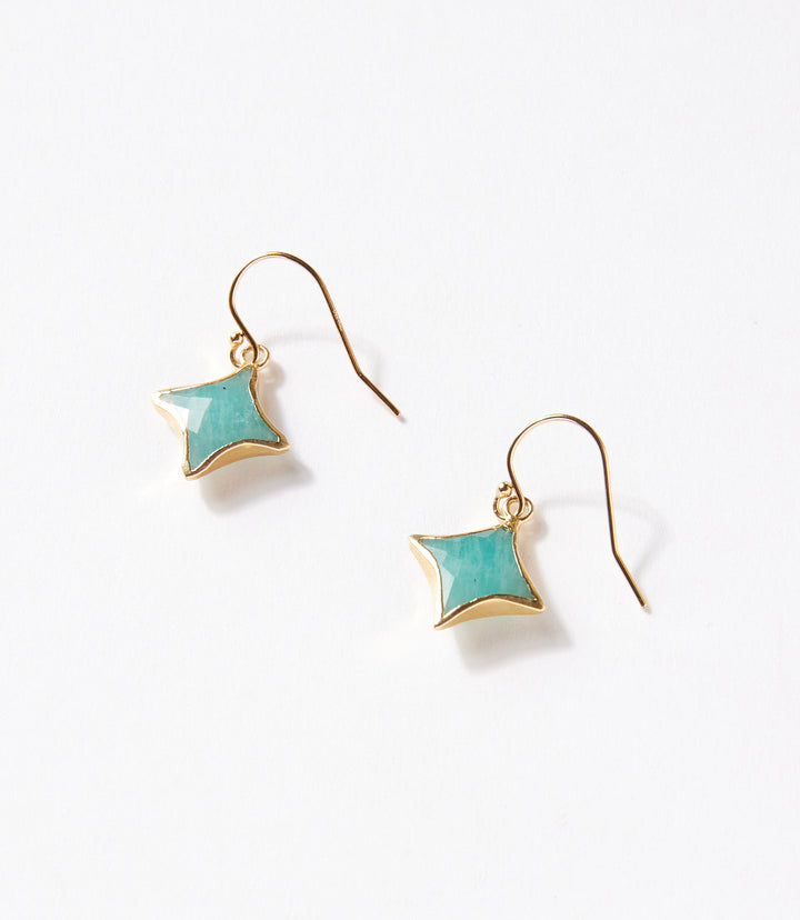 Amazonite Kite Earrings