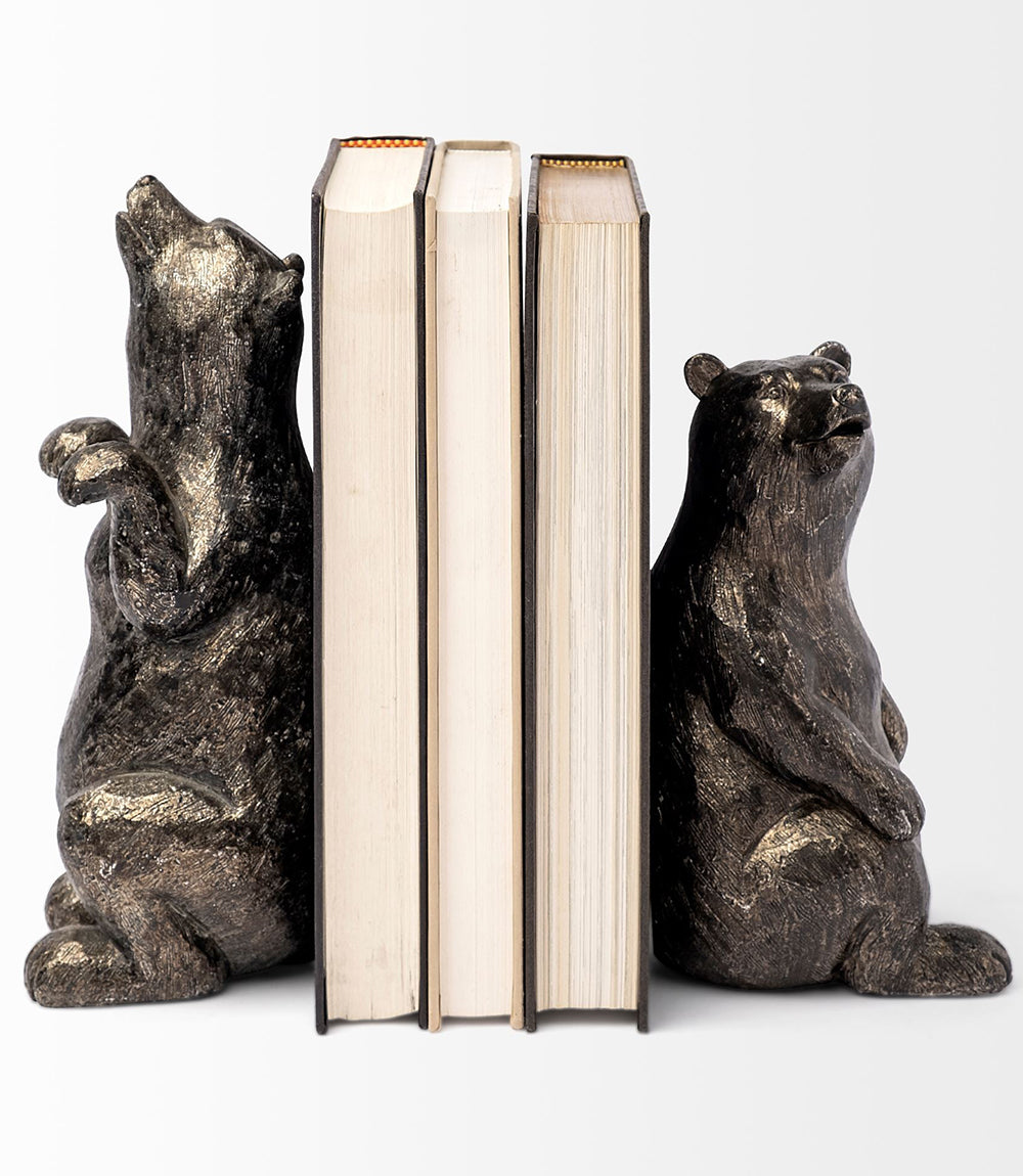 Grizzly Bear Bookends