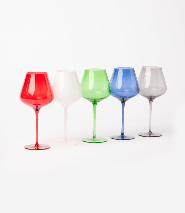 Colors Of Paris Wine Glasses, Set Of 5