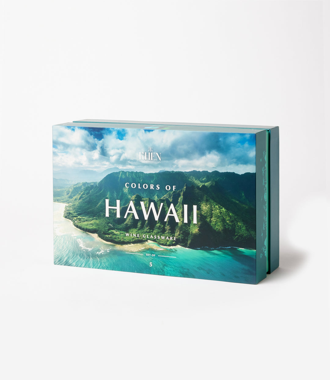 Colors Of Hawaii Wine Glasses, Set Of 5