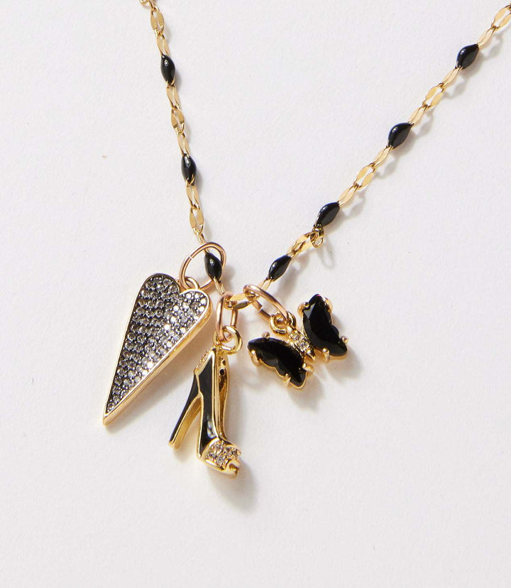 Uptown Girl Charm Necklace