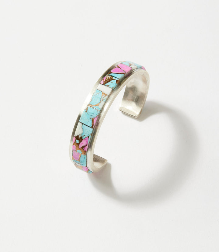 Cotton Candy Turquoise Cuff Bracelet