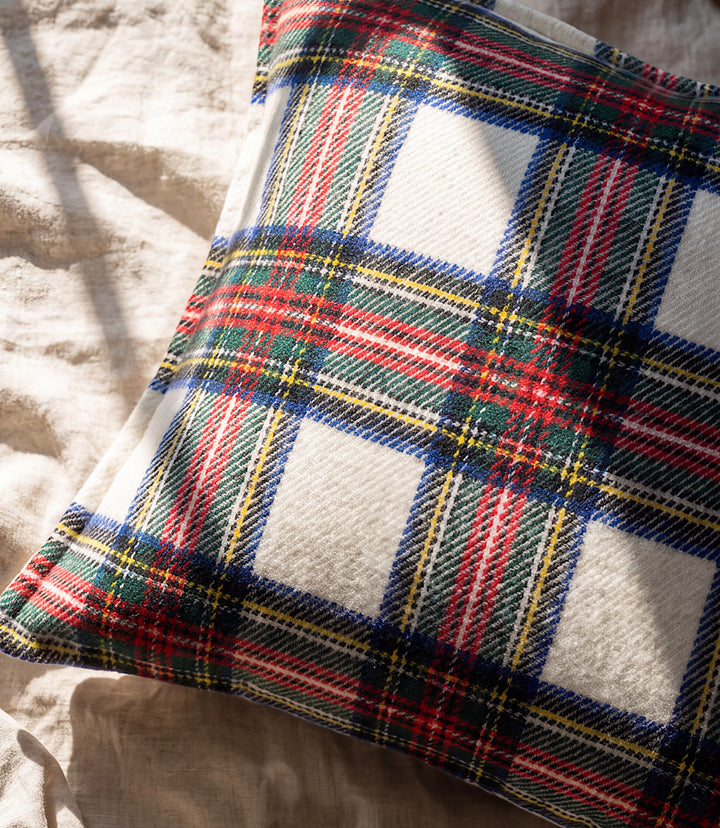 Tartan Plaid Square Throw Pillow