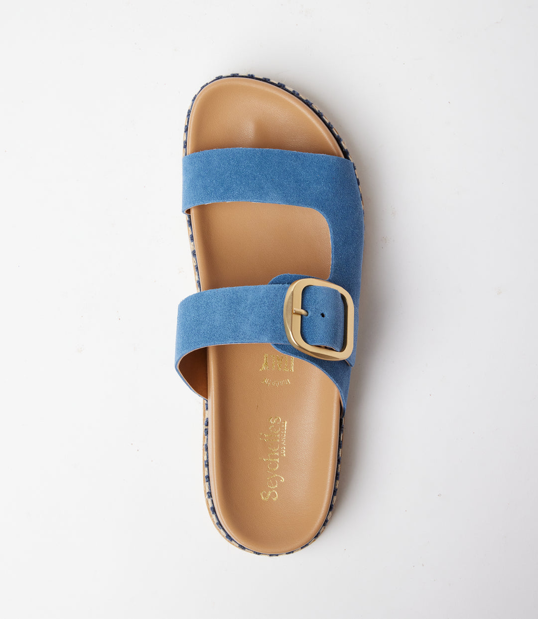 Getaway Buckle Slip On Sandals