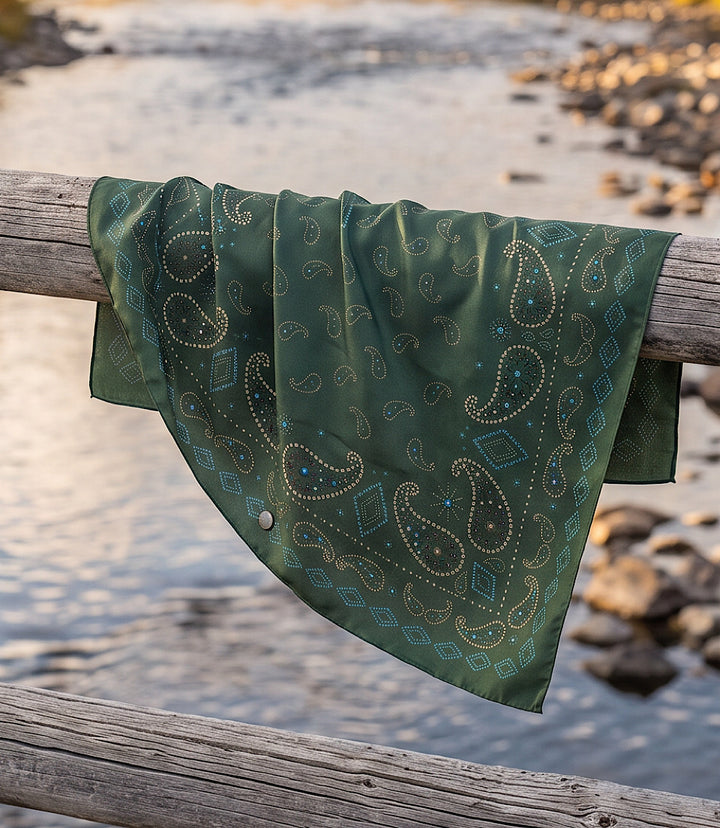 Pretty Paisley Silk Scarf