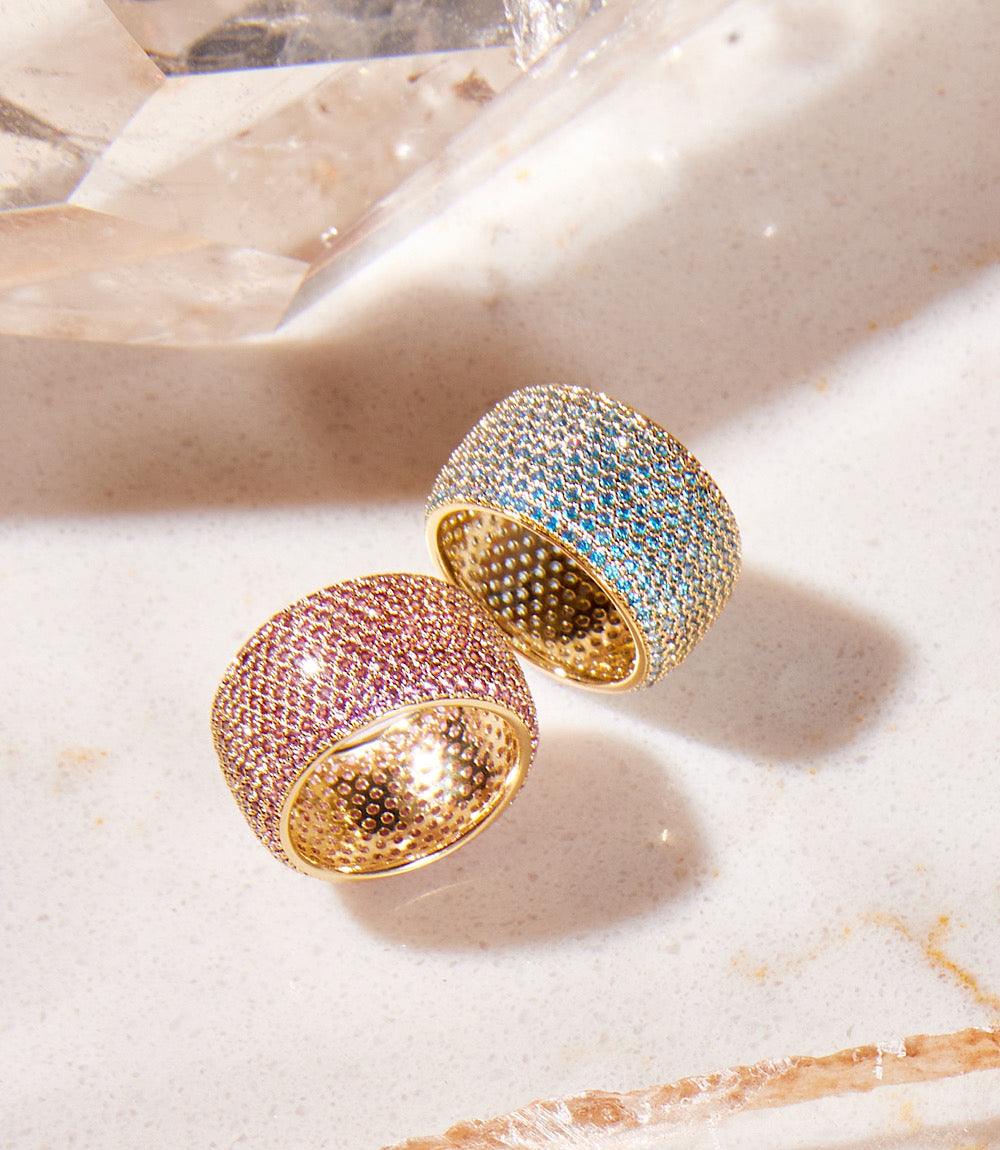 Colorful Crystal Ring