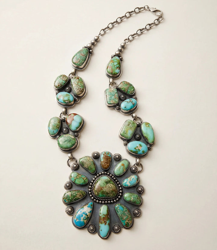 Carico Lake Turquoise Sterling Silver Necklace