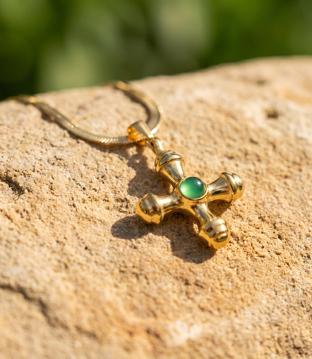 Green Gemstone Necklace
