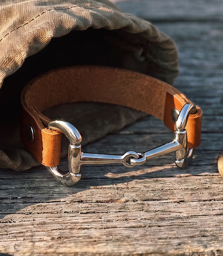 Leather Link Bracelet