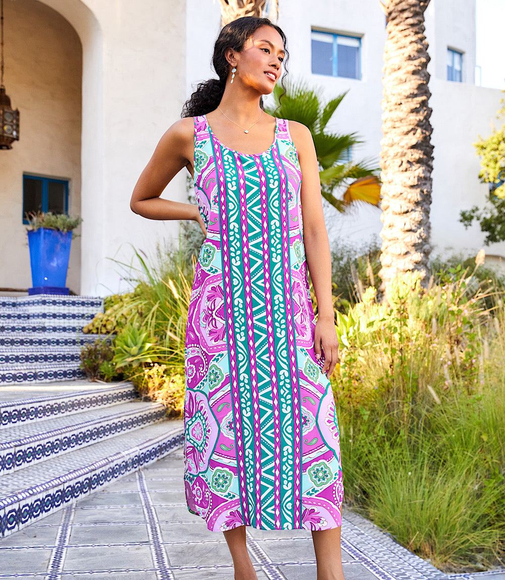 Side-Slit Tank Dress