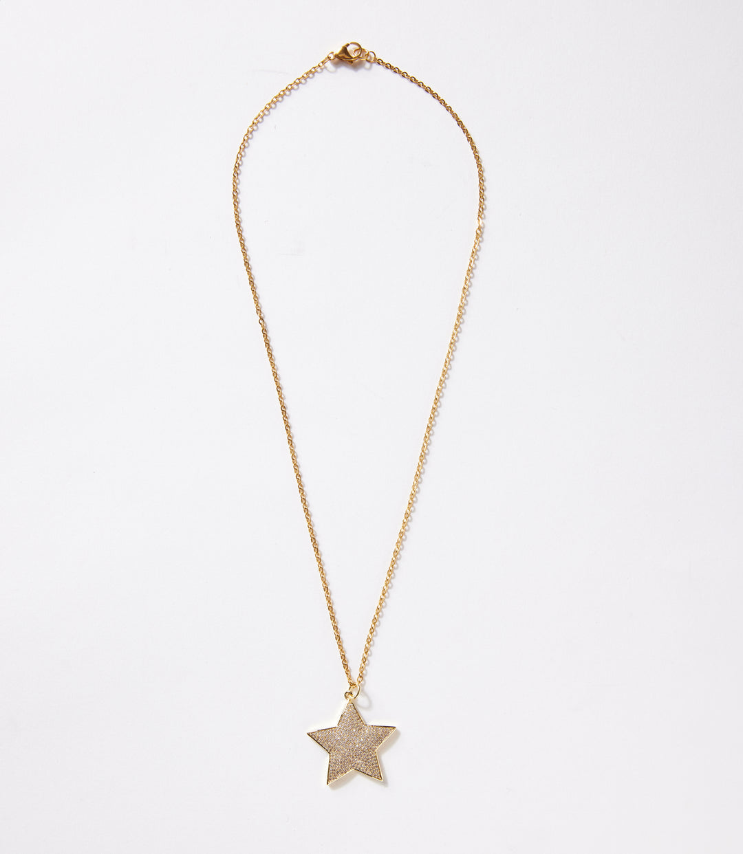 Pavé Star Pendant Necklace