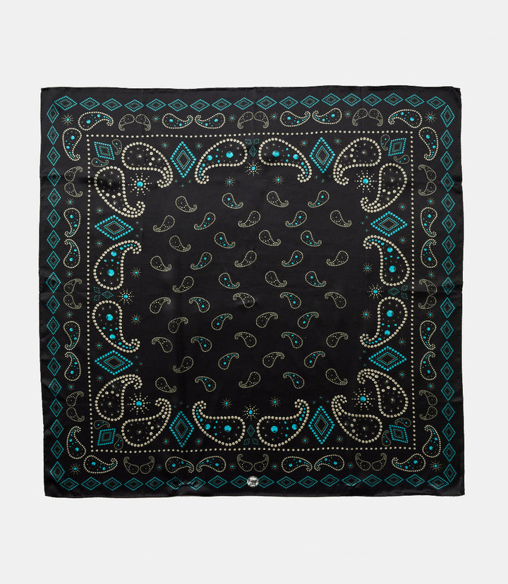 Pretty Paisley Silk Scarf