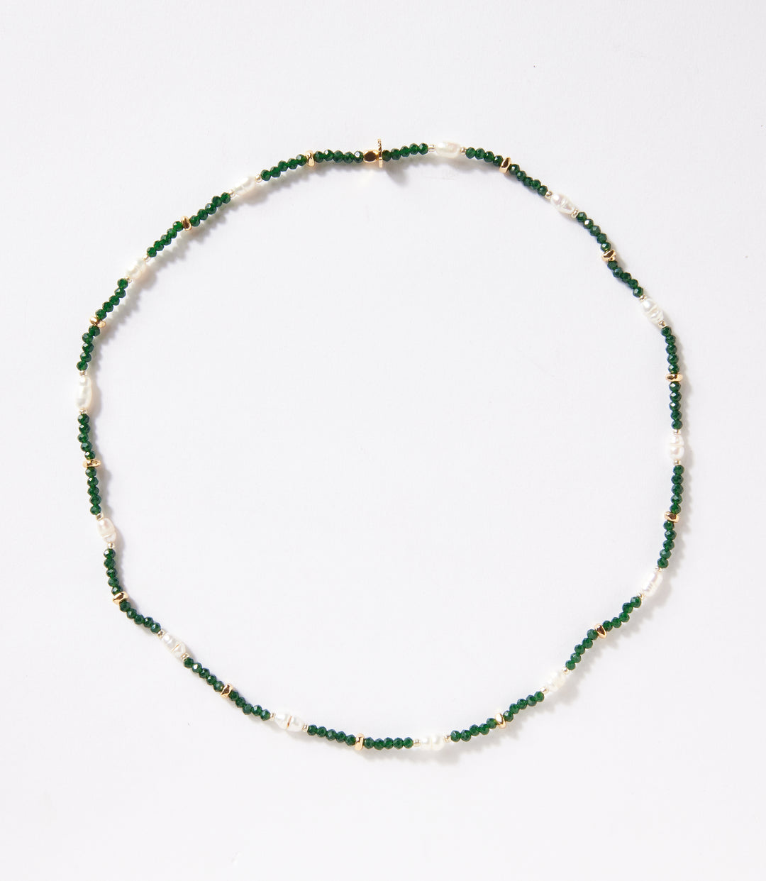 Beaded Gemstone And Pearl Stretch Bracelet