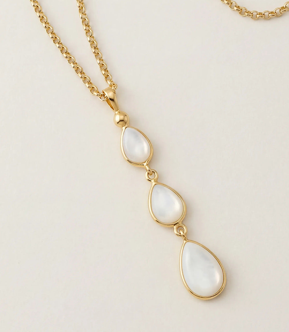 Triple Pearl Necklace