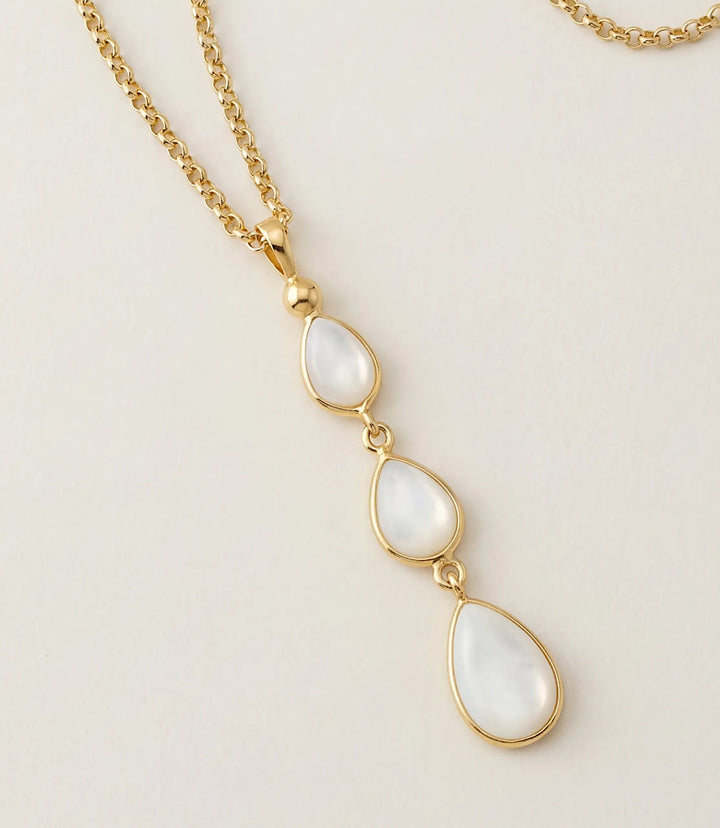 Triple Pearl Necklace