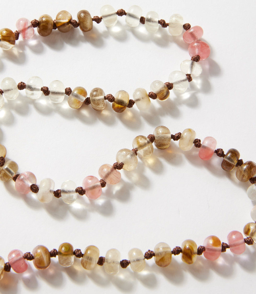 Beaded Gemstone Necklace