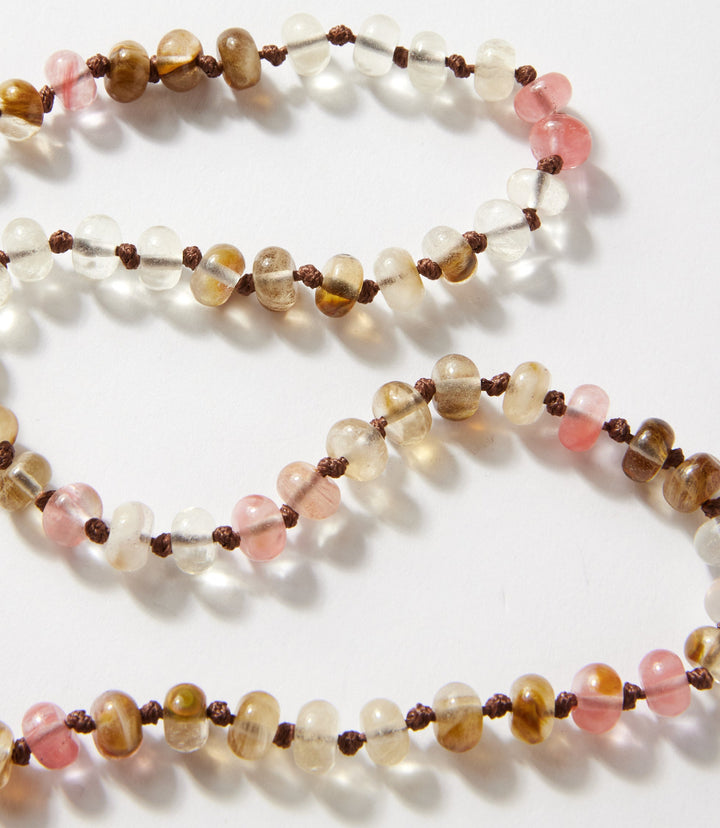 Beaded Gemstone Necklace