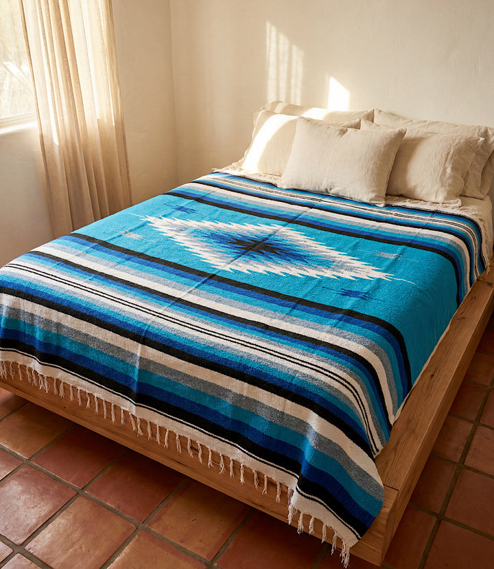 Blue Shades Diamond Blanket
