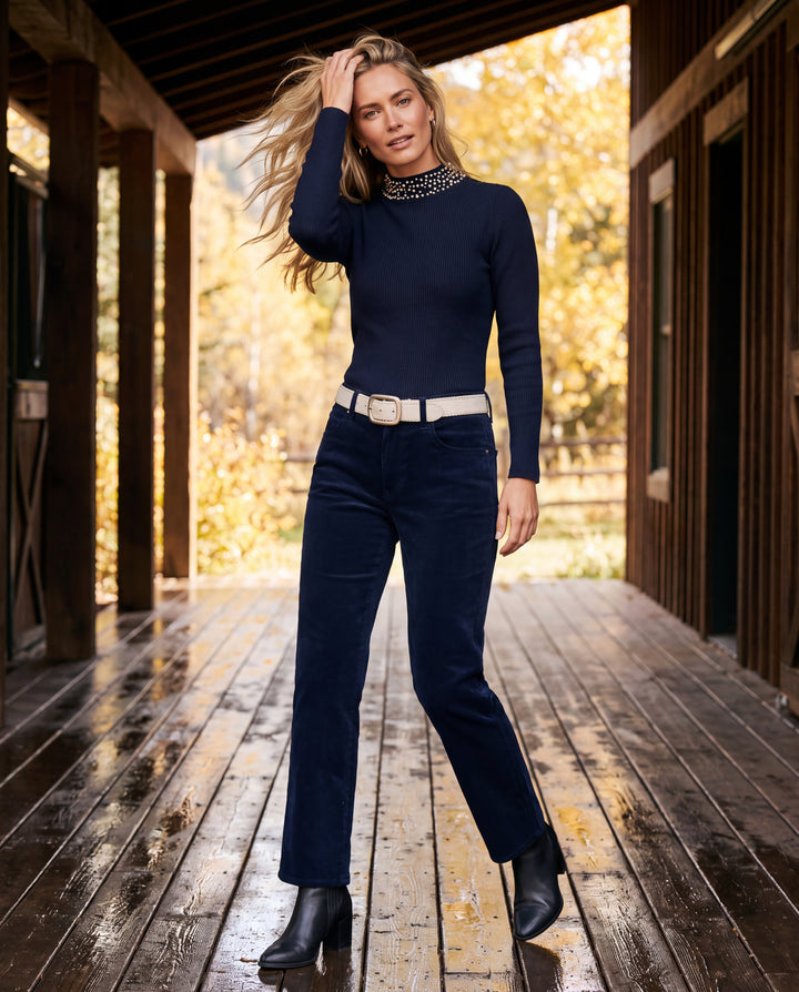 Pearl Turtleneck Sweater