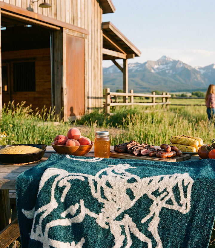 Cowboy Plush Throw Blanket