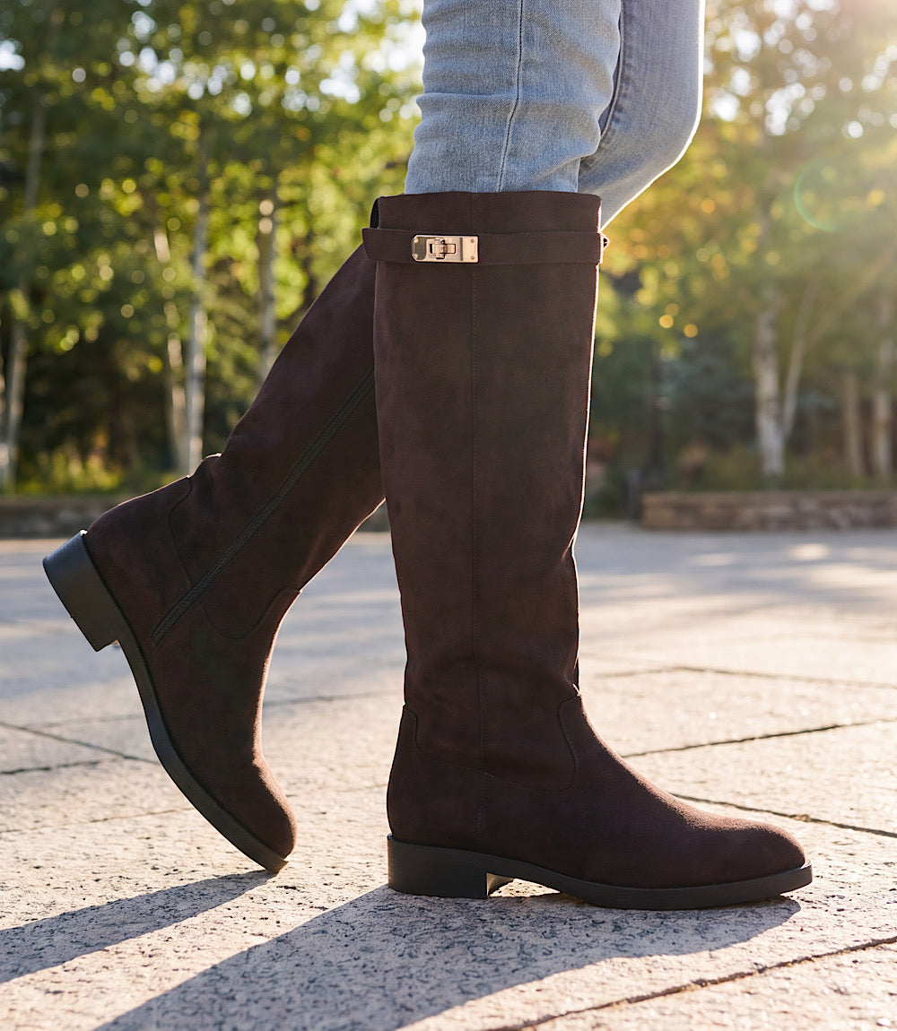 Billini Noemi Suede Riding Boots